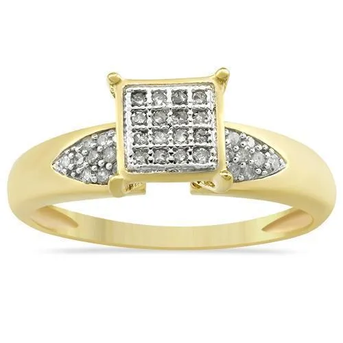 10K Yellow Gold Diamond Wedding Band Set 0.84 Ctw