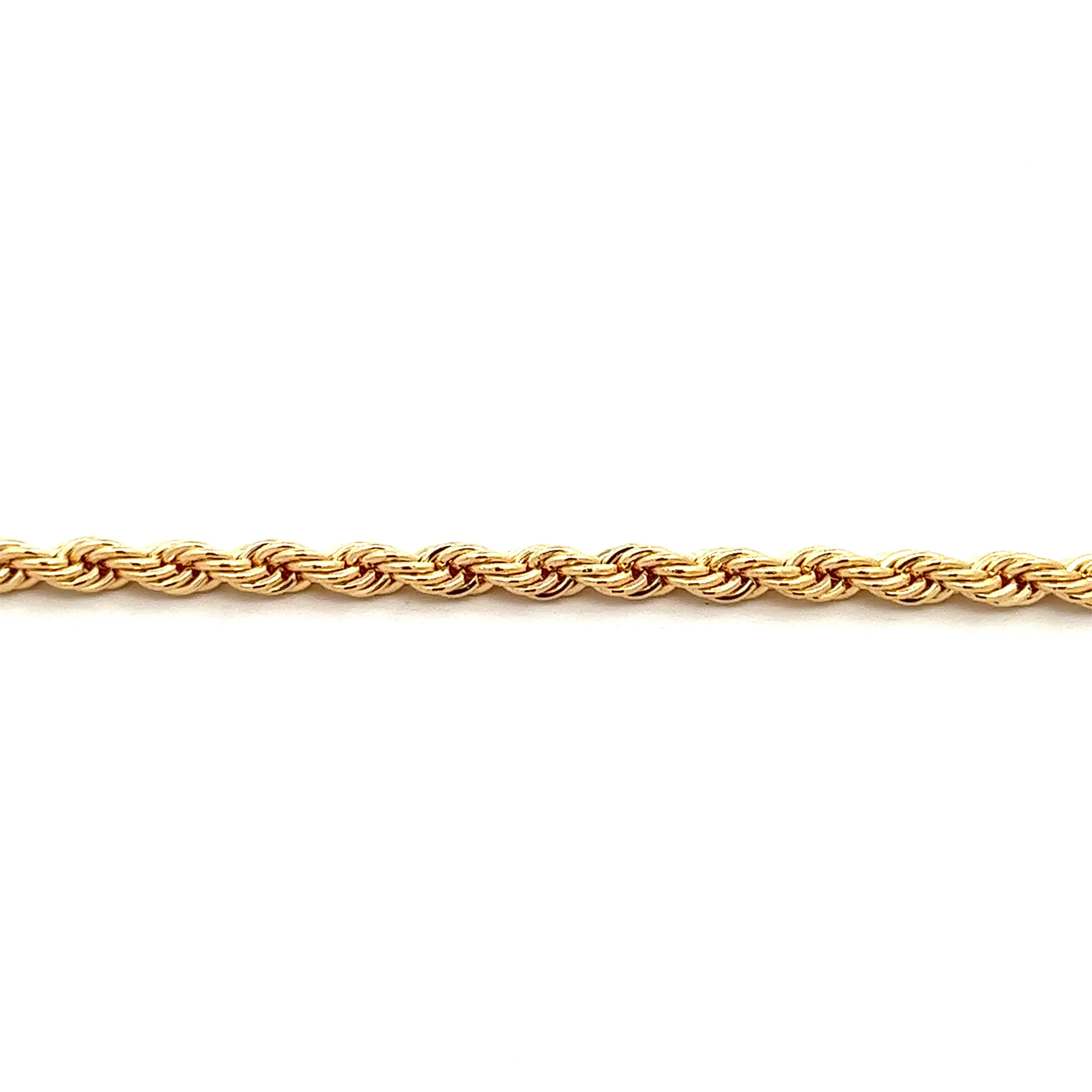 14K-gold-filled classic rope necklace - 16"