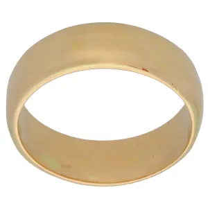 18ct Gold Plain Wedding Ring Size V