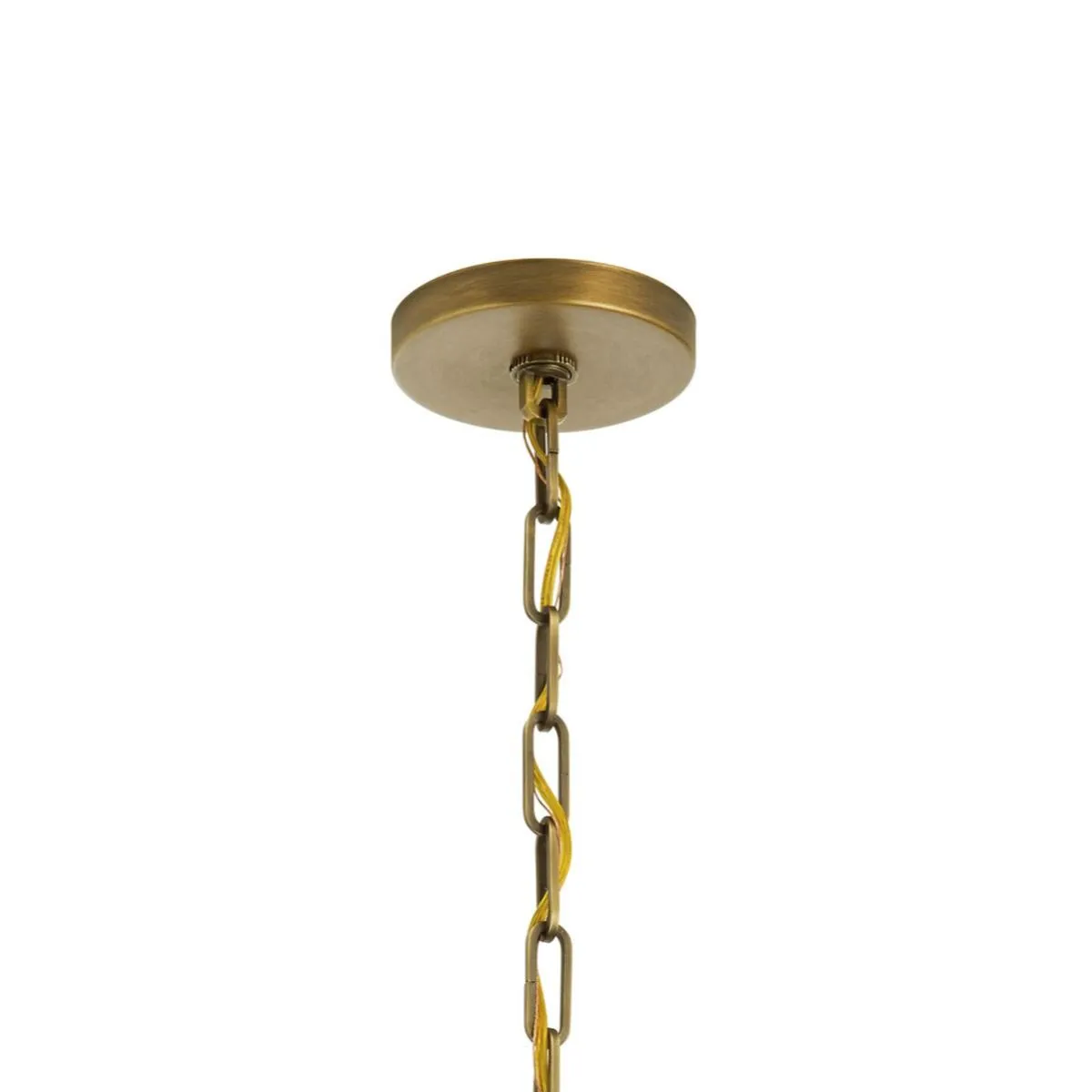 Abbotswell 14 in. 4 Lights Pendant Light Brass Finish