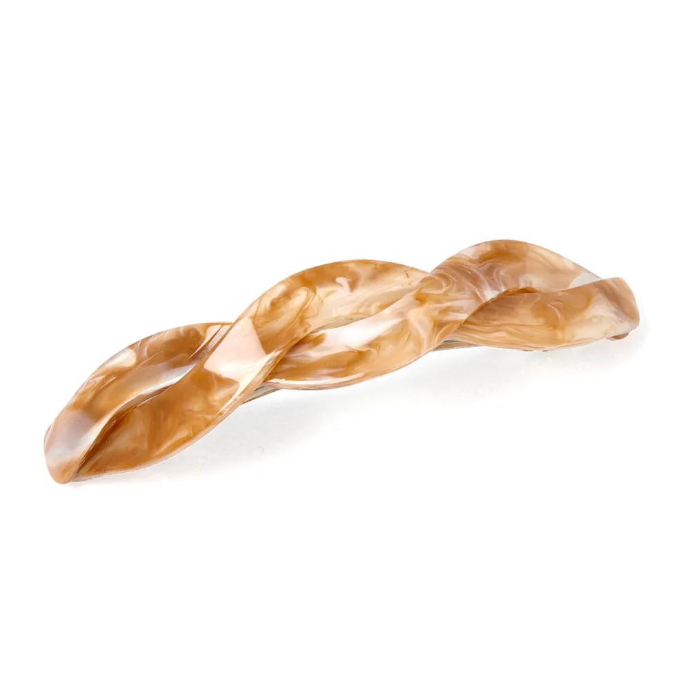 Acrylic Marble Cros Barrette