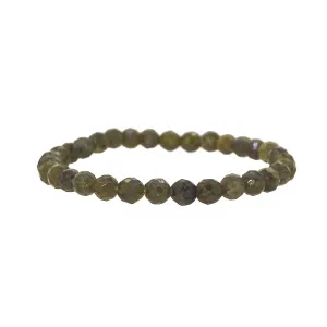 African Green Garnet Faceted 6mm