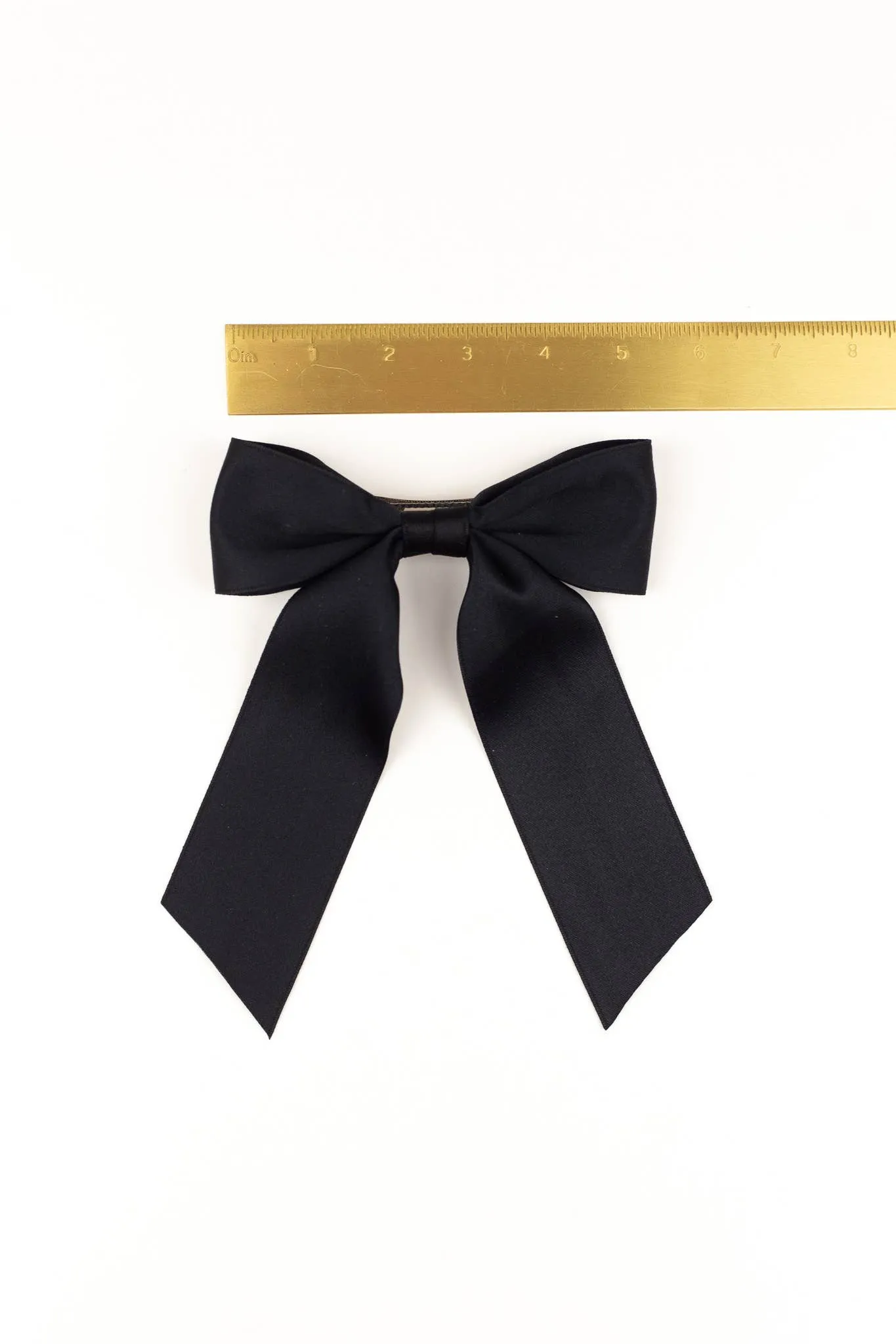 BAILEE MATTE SATIN BOW BARRETTE