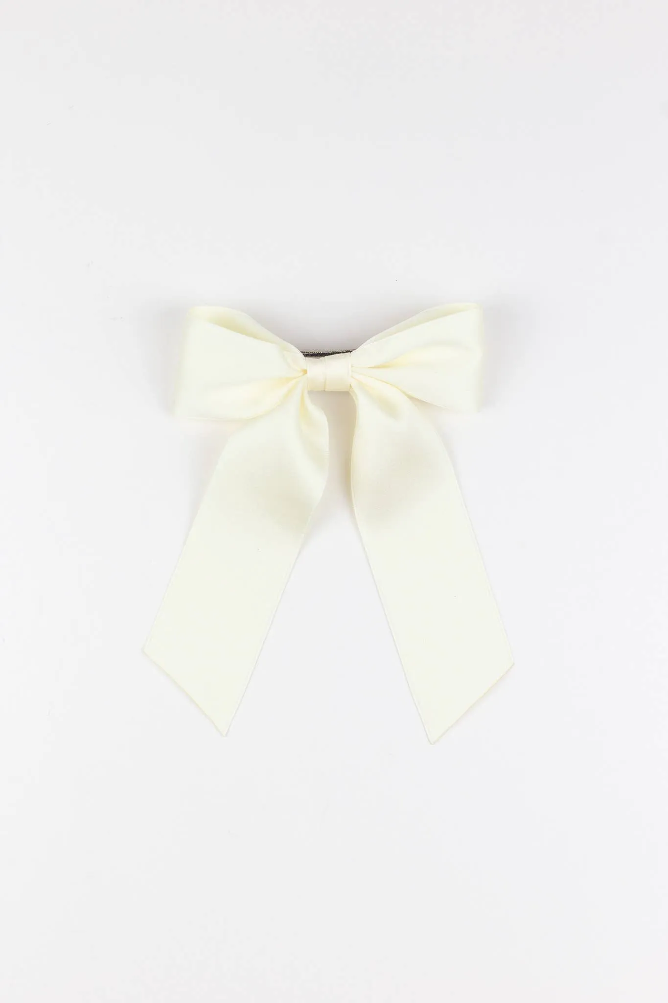 BAILEE MATTE SATIN BOW BARRETTE