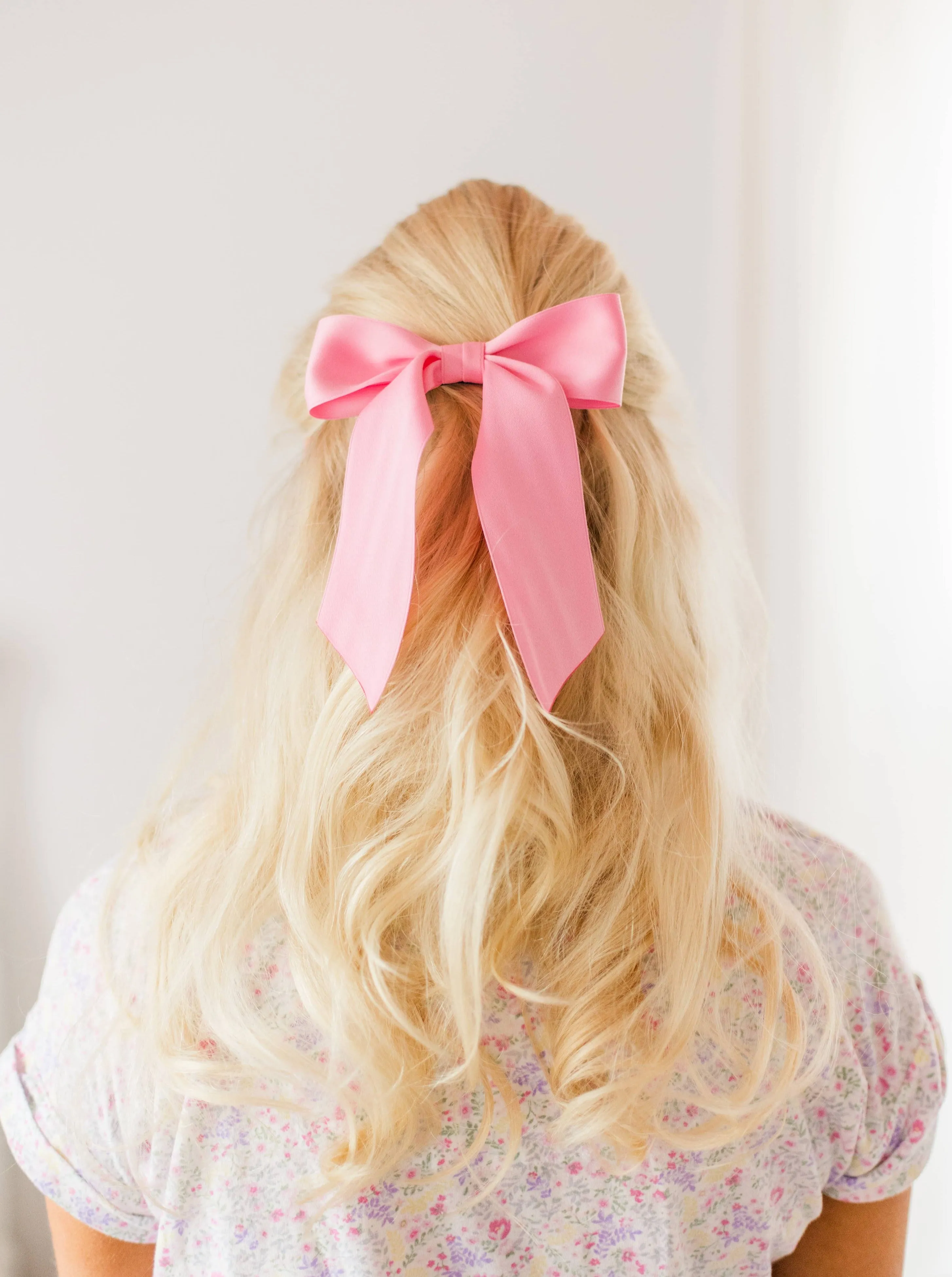 BAILEE MATTE SATIN BOW BARRETTE