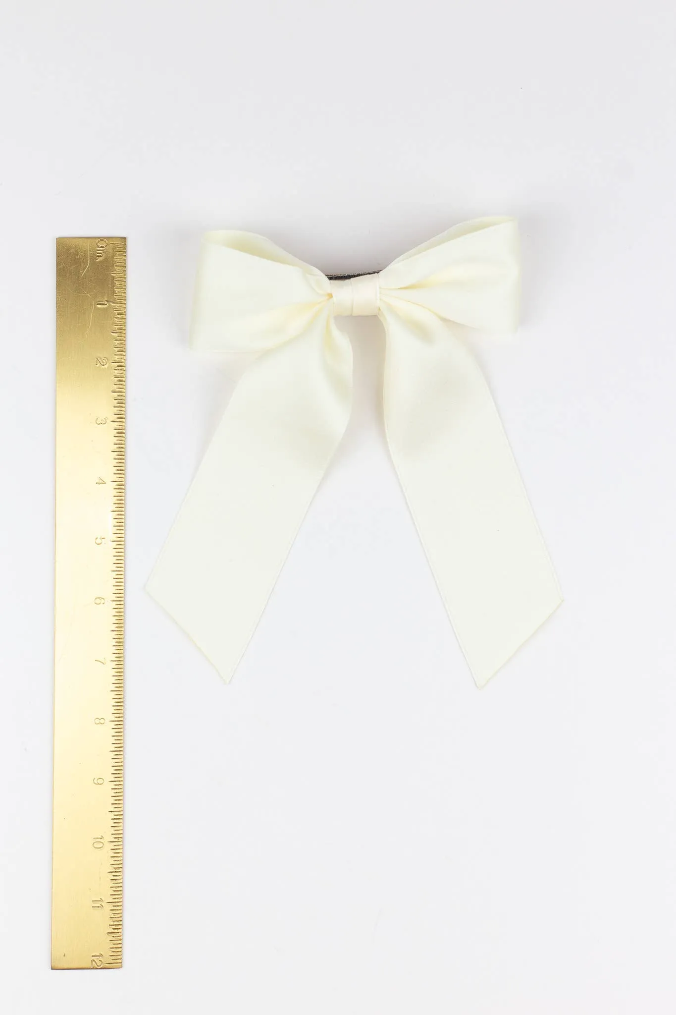 BAILEE MATTE SATIN BOW BARRETTE