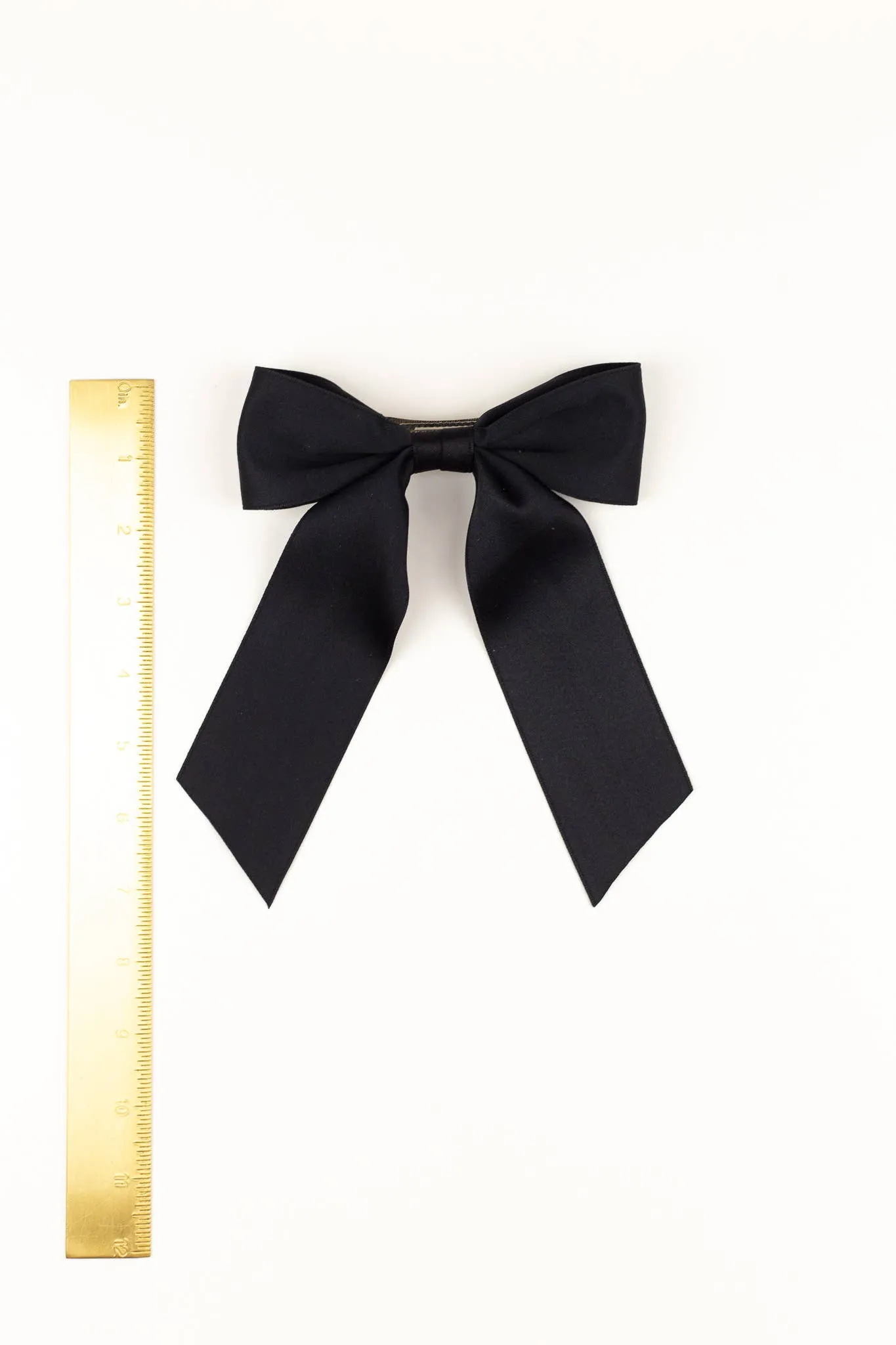 BAILEE MATTE SATIN BOW BARRETTE