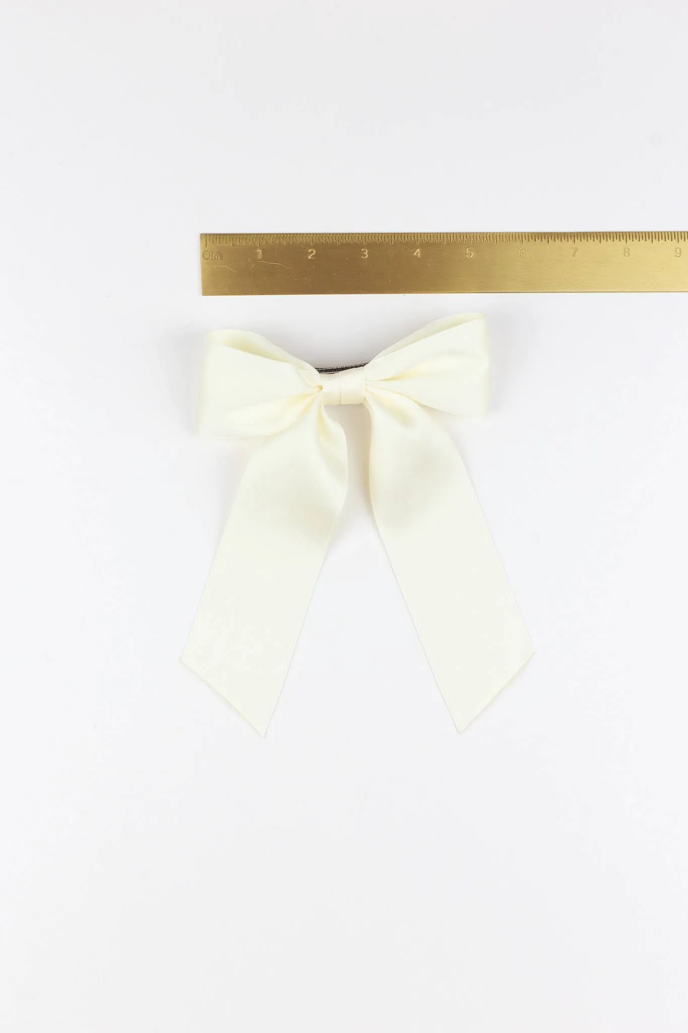 BAILEE MATTE SATIN BOW BARRETTE