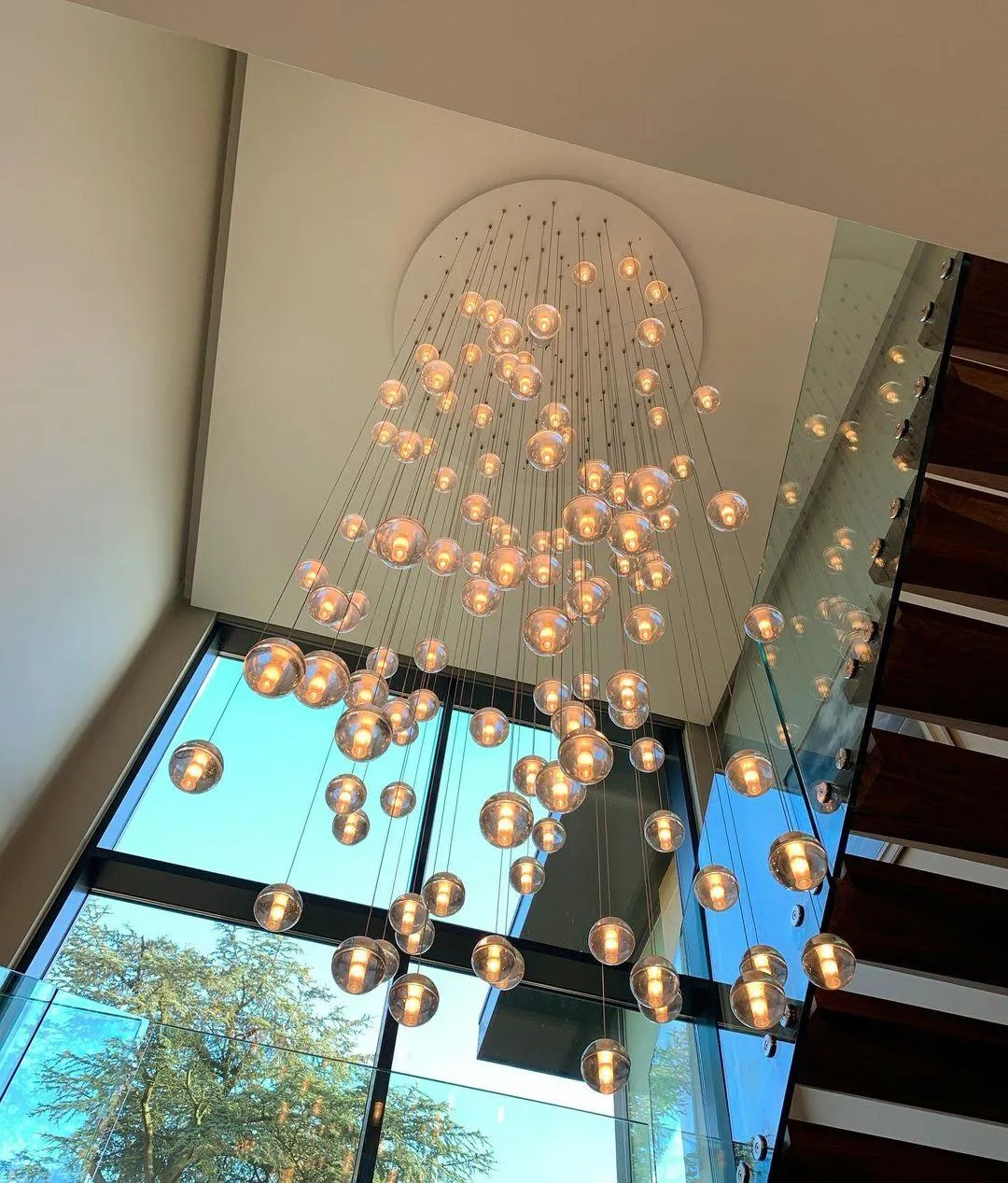 Ball Crystal Pendant Lamp