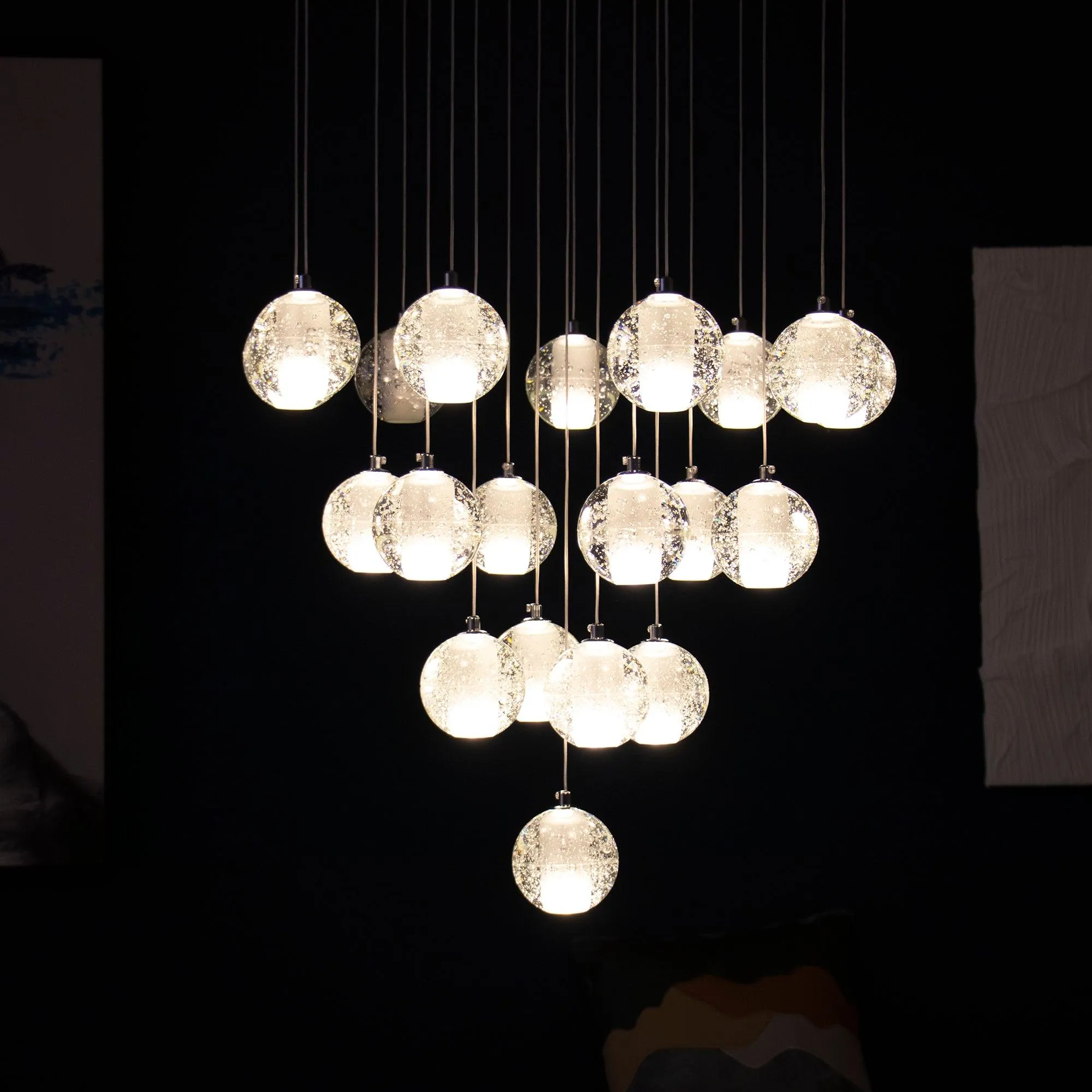 Ball Crystal Pendant Lamp