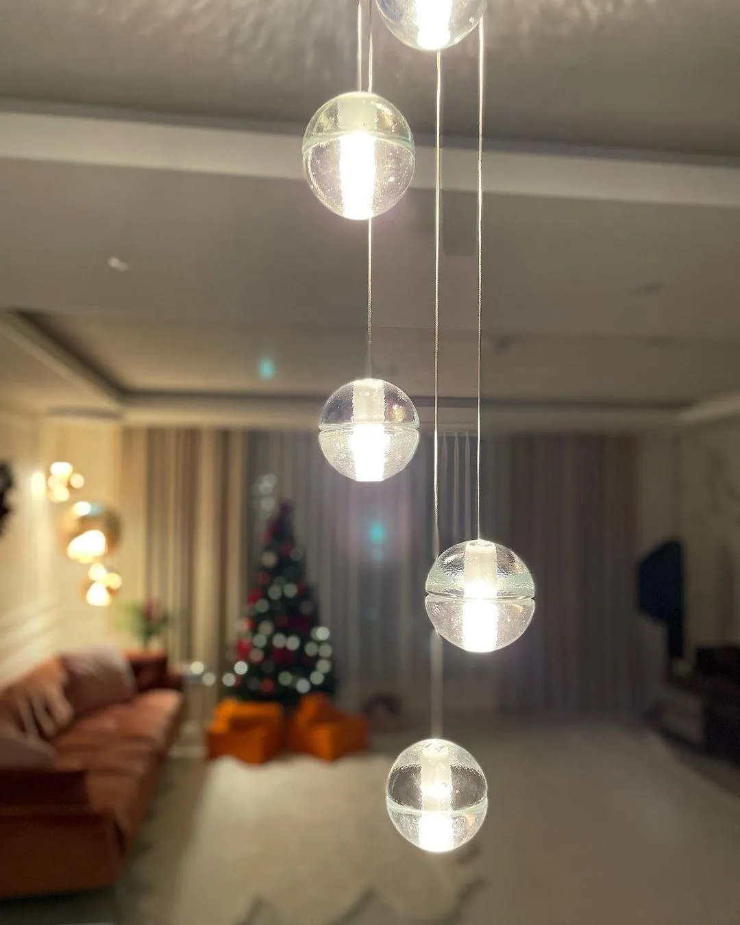 Ball Crystal Pendant Lamp