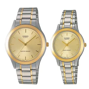 Casio Couple Stainless Steel Watch LTP1128G-9A MTP1128G-9A