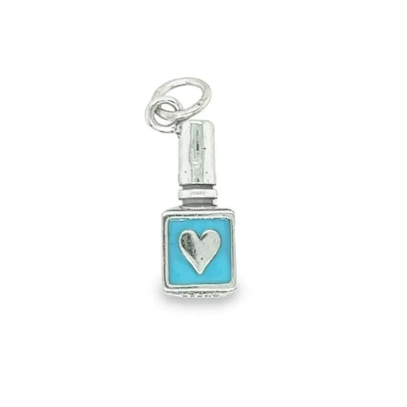 D1157 Light Blue Nail Polish Pendant