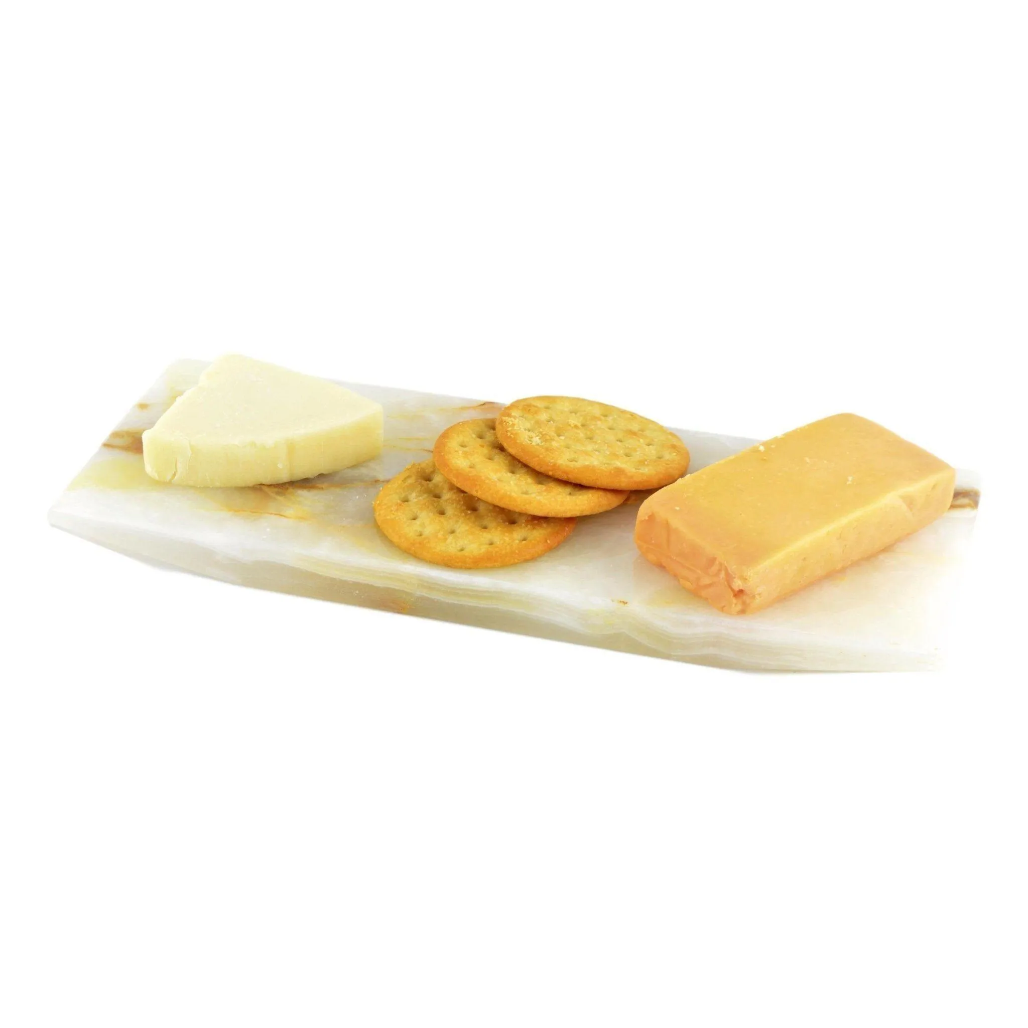 Elegant White Onyx Hors D'oeuvres Serving Trays