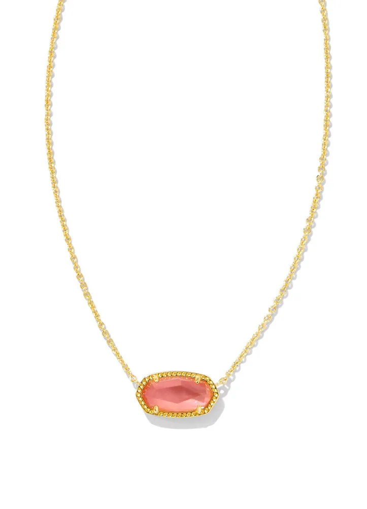 Elisa Neck Gold Corl Pink MOP by Kendra Scott