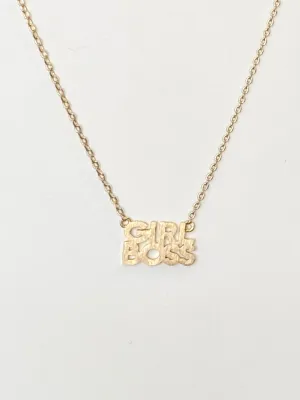 Girl Boss Necklace