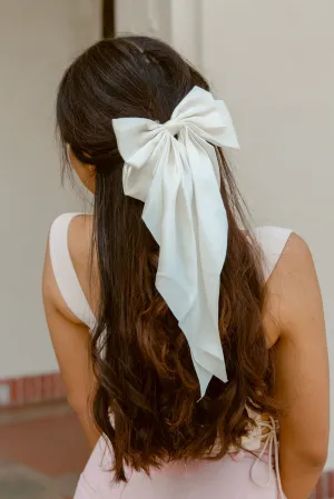 Hair Bow - Ivory - Sample