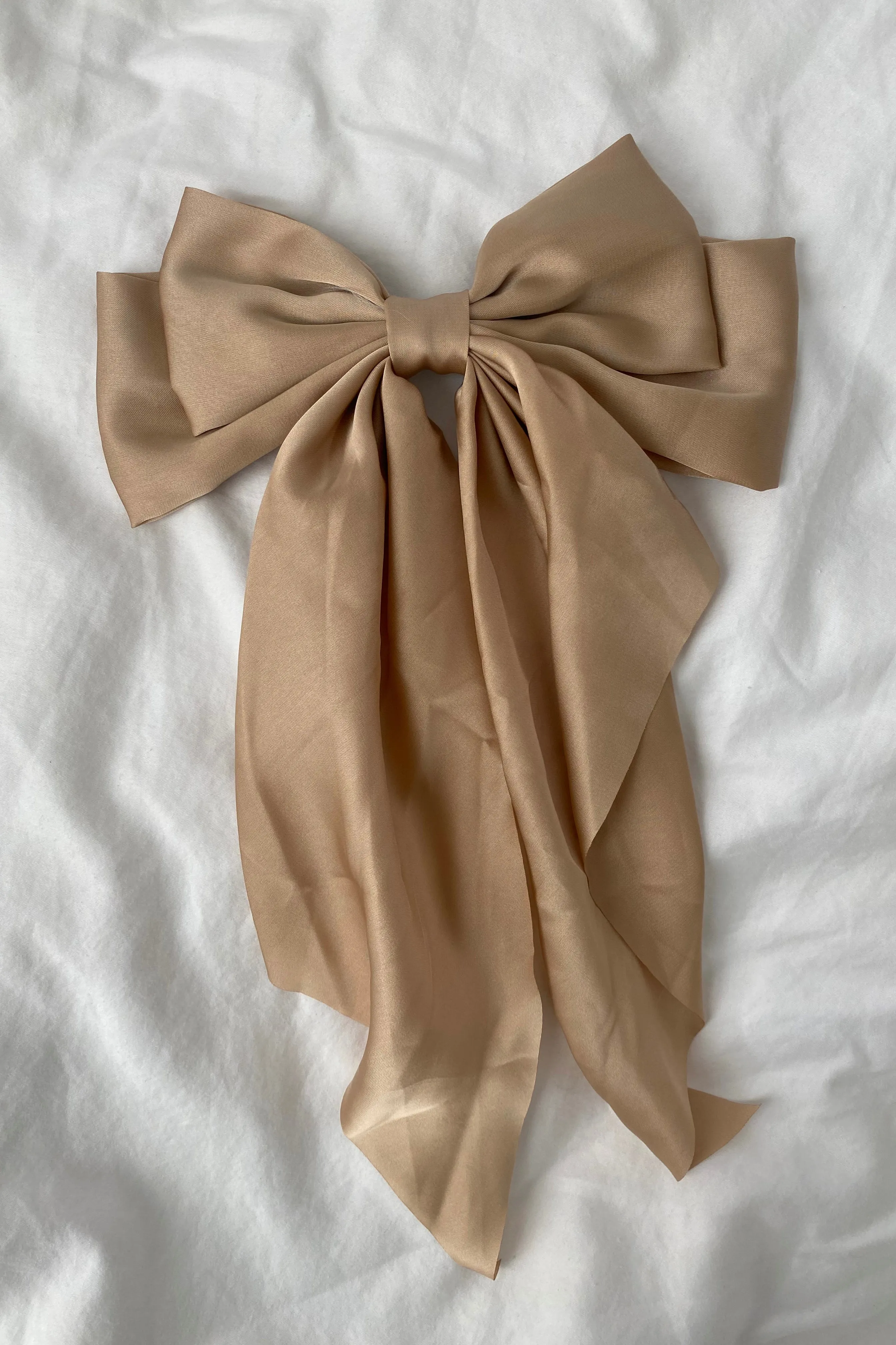 Hair Bow - Mocha