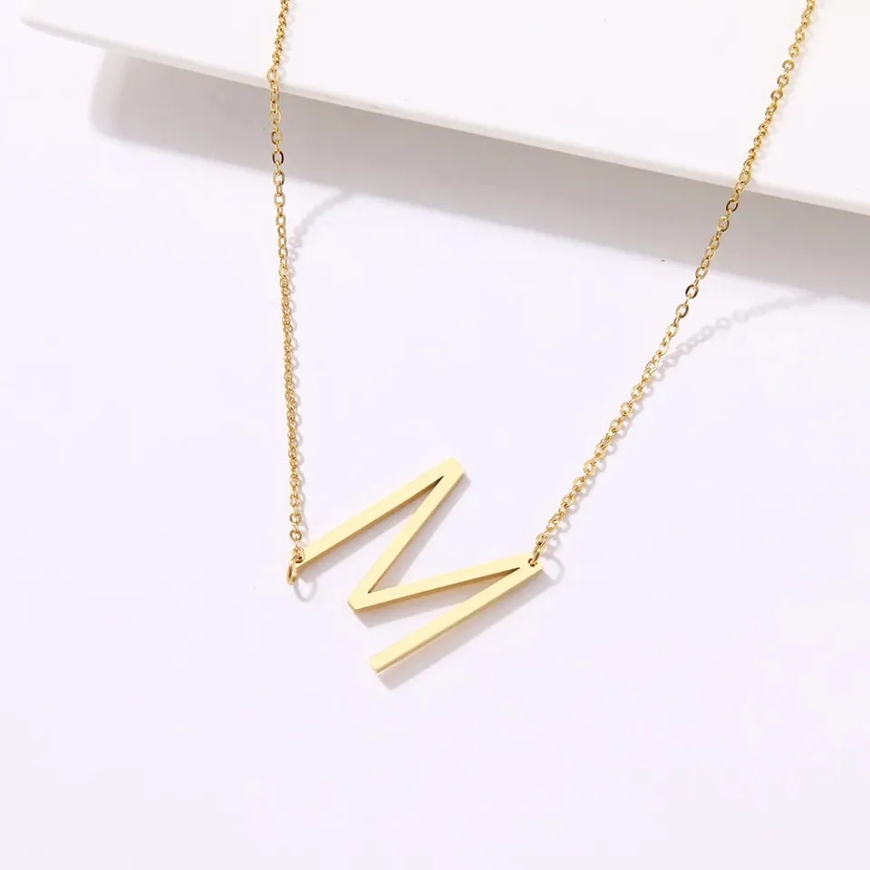 Initial Necklace (Gold and Silver)