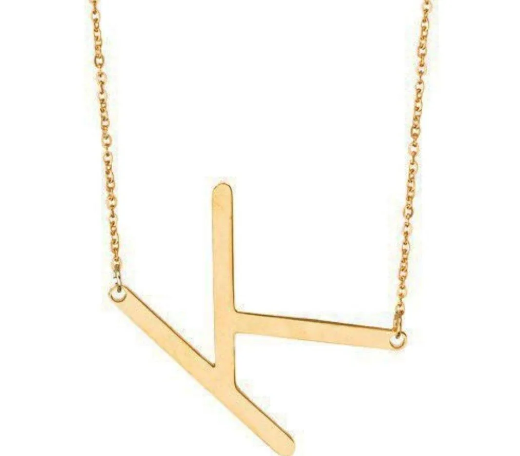 Initial Necklace (Gold and Silver)