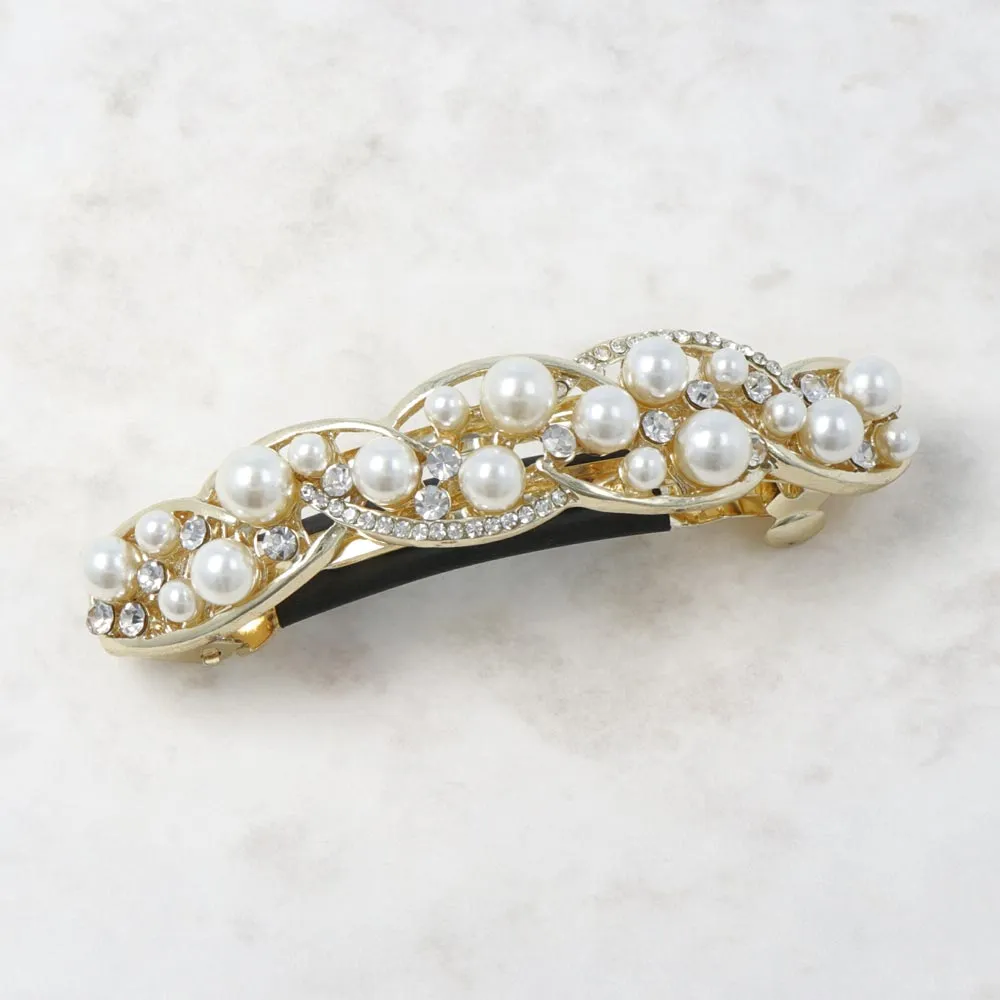 Jeweled Twist Hair Barrette