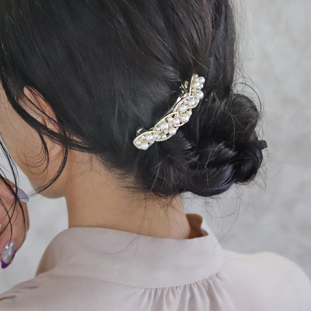 Jeweled Twist Hair Barrette