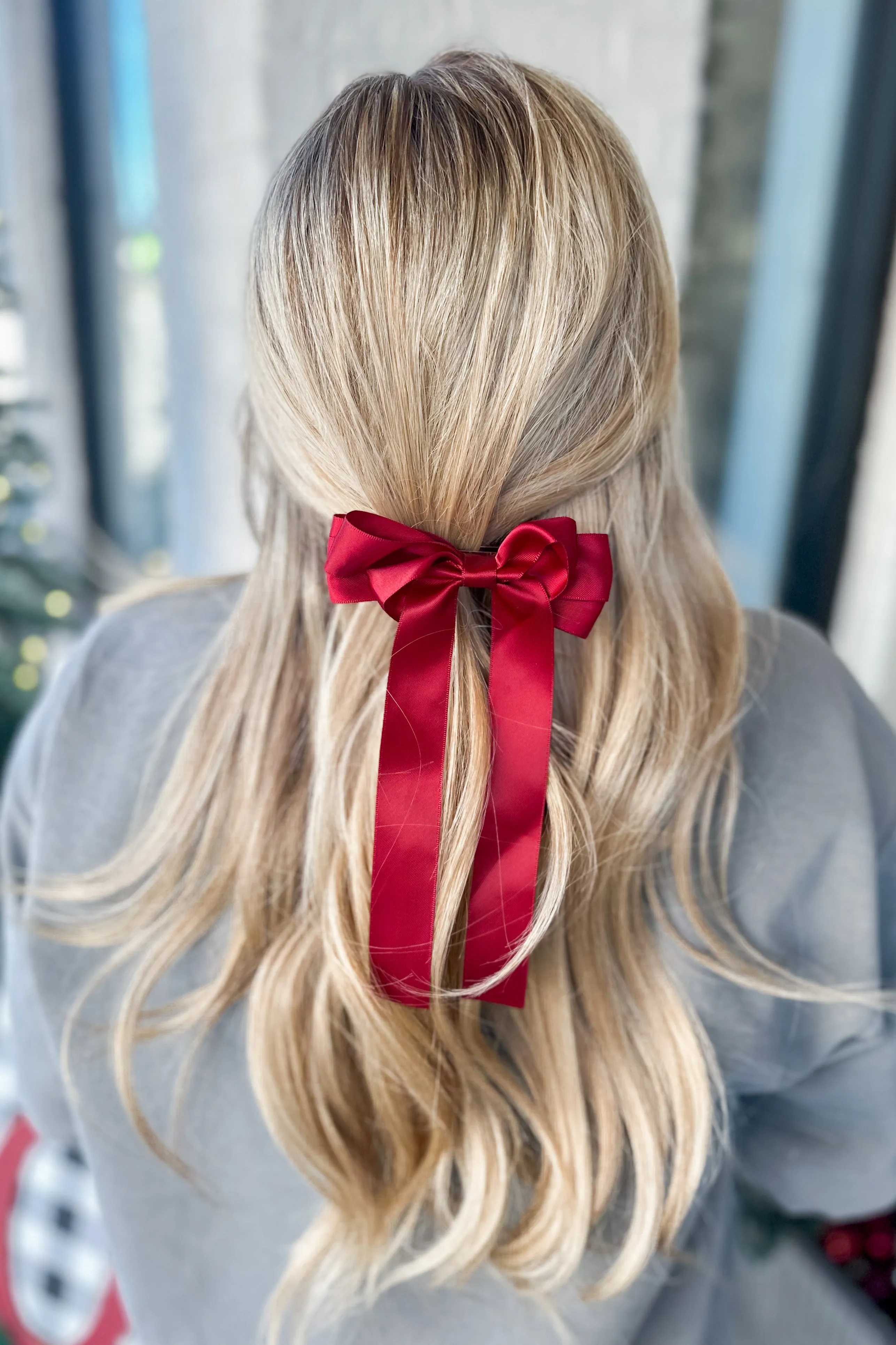 Karenda Classic Satin Hair Bow Barrette (Multi) *FINAL SALE*