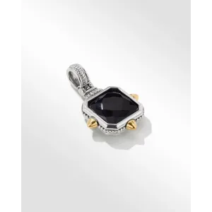 Konstantino Anthos Collection Silver and Gold Spectral Square Black Onyx Pendant