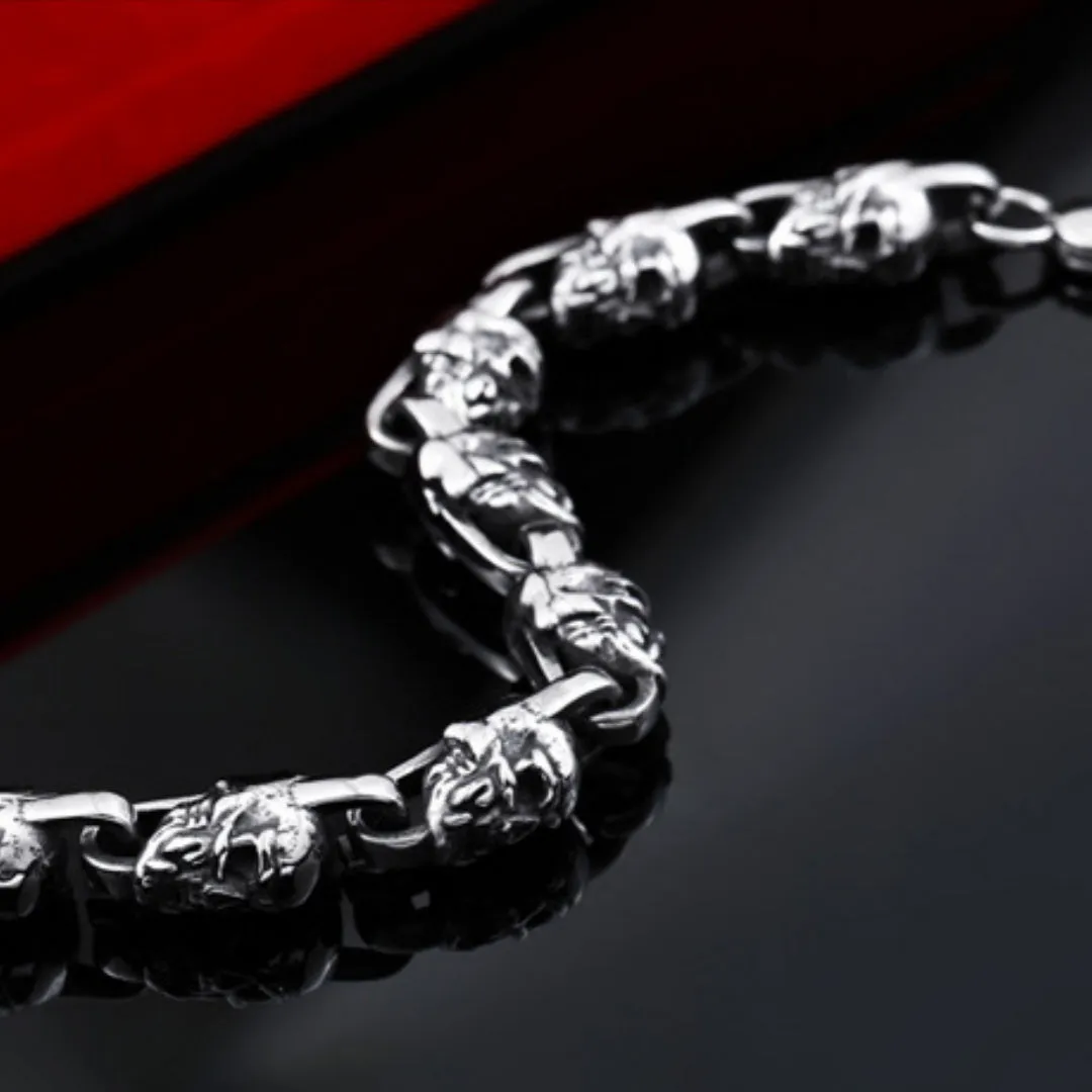 Men's Bracelet Domineering Vampire Skull