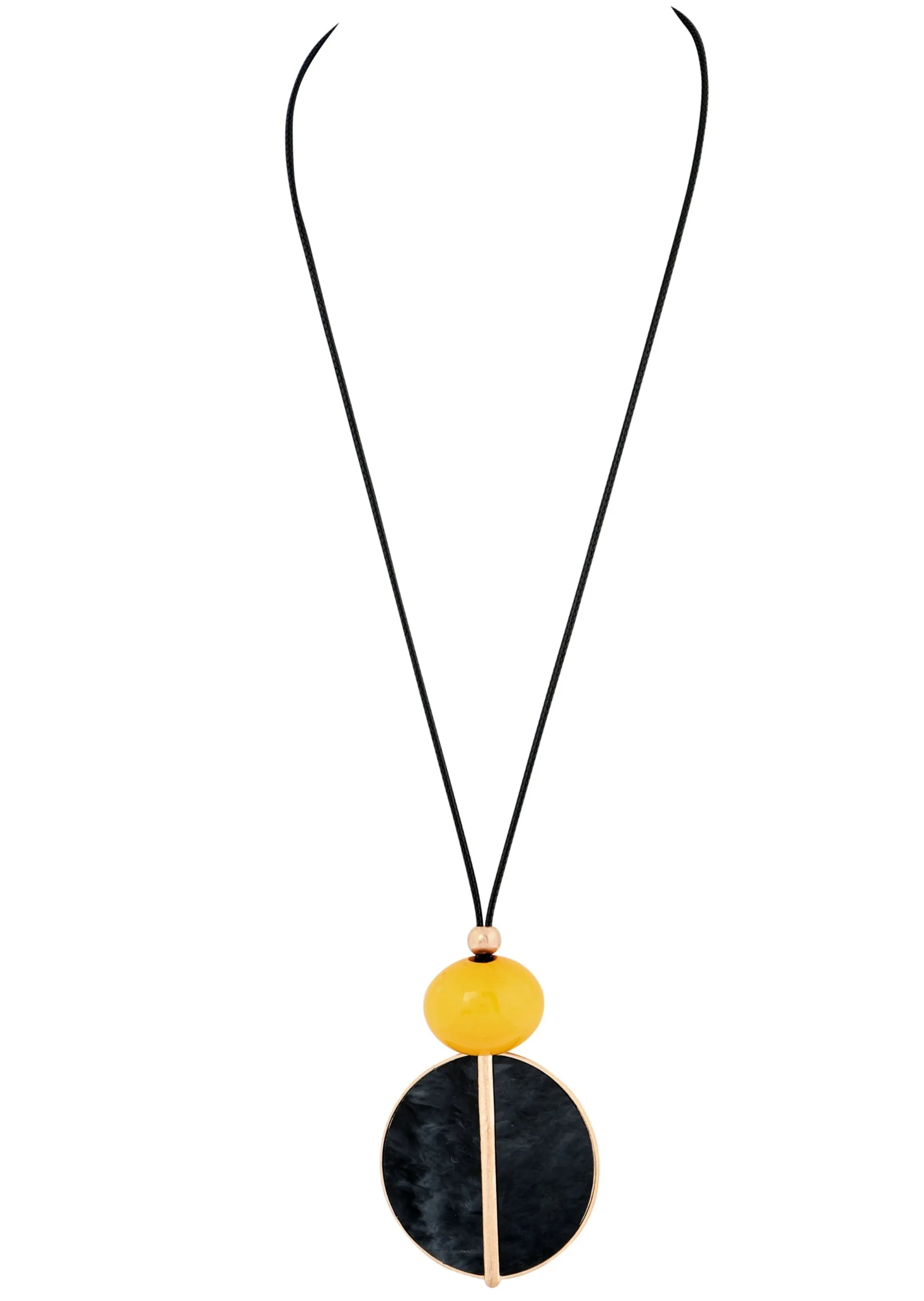 Merx - Disk Drop Pendant Necklace