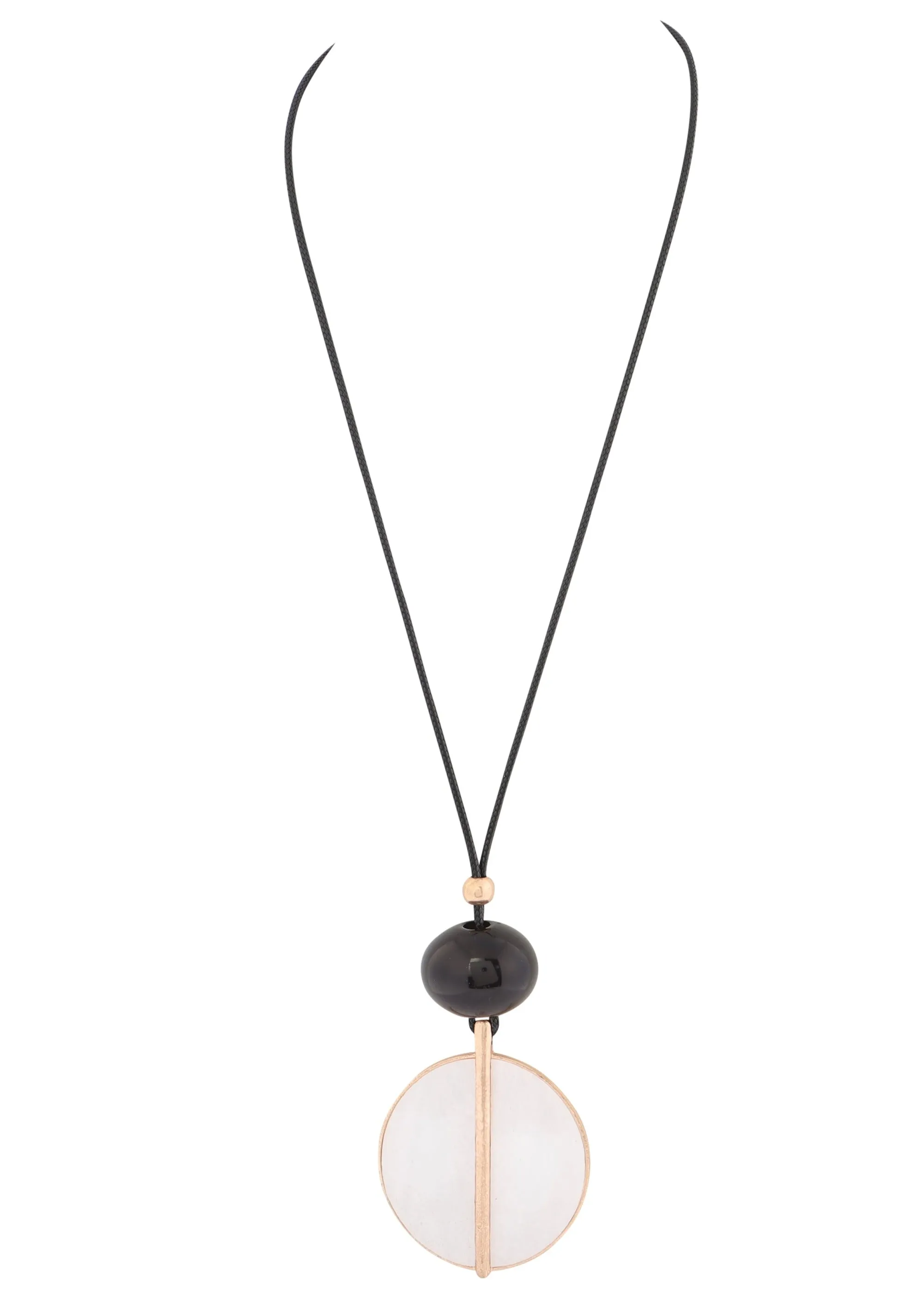 Merx - Disk Drop Pendant Necklace