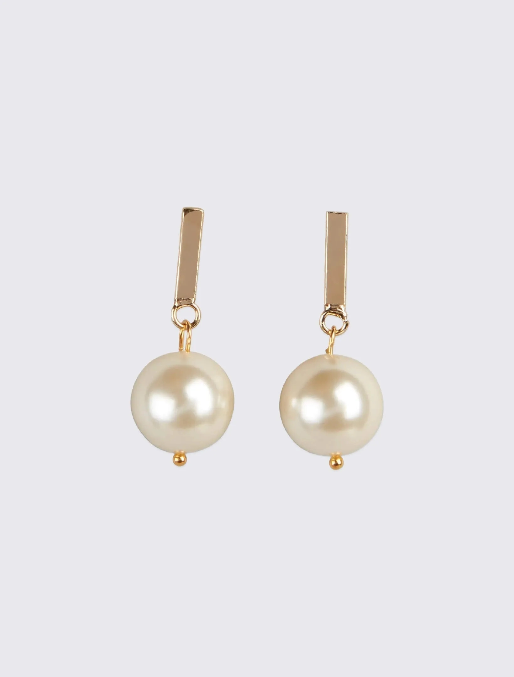 Pearl Pendant Earrings