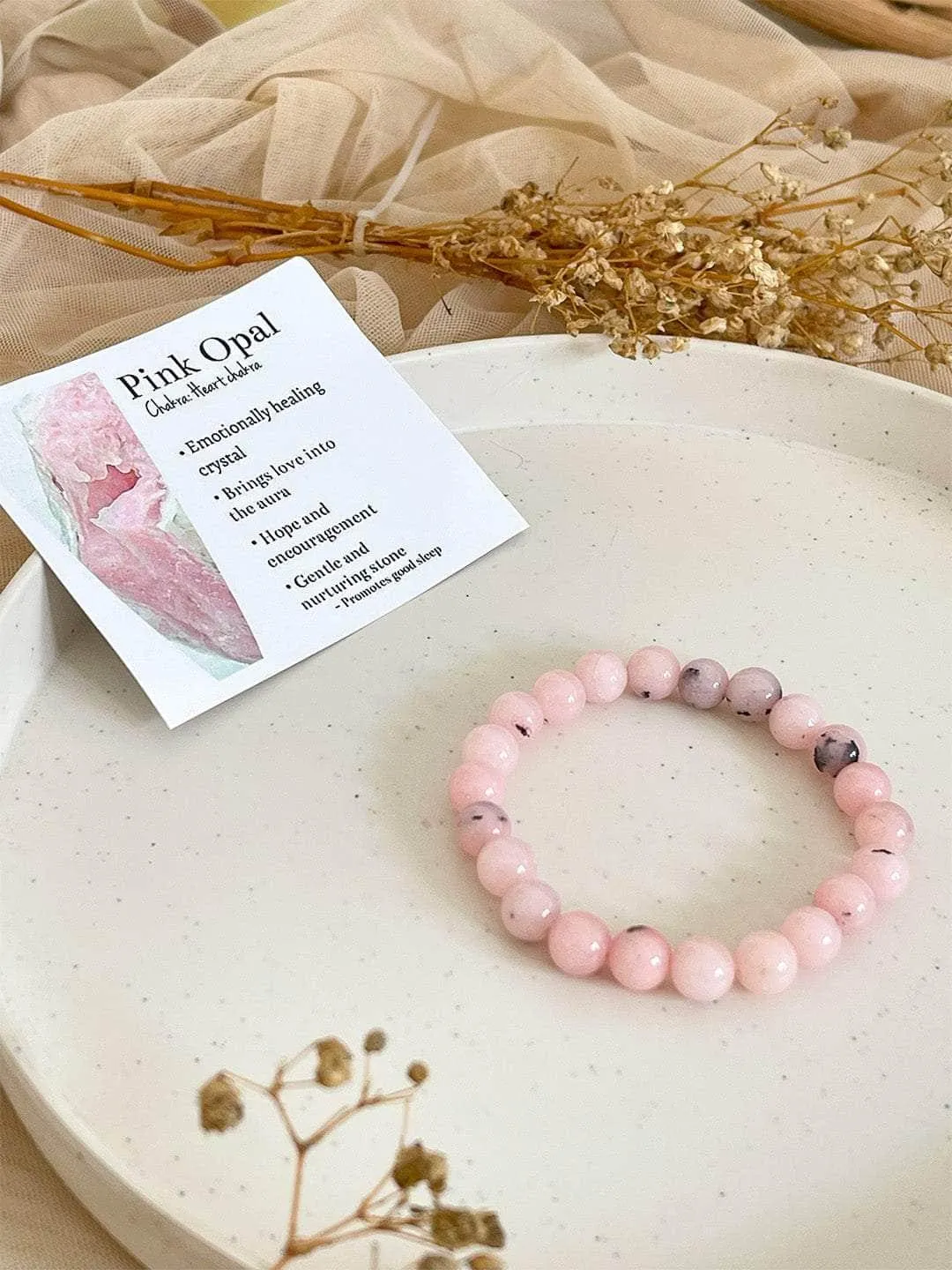 Pink Opal Bracelet