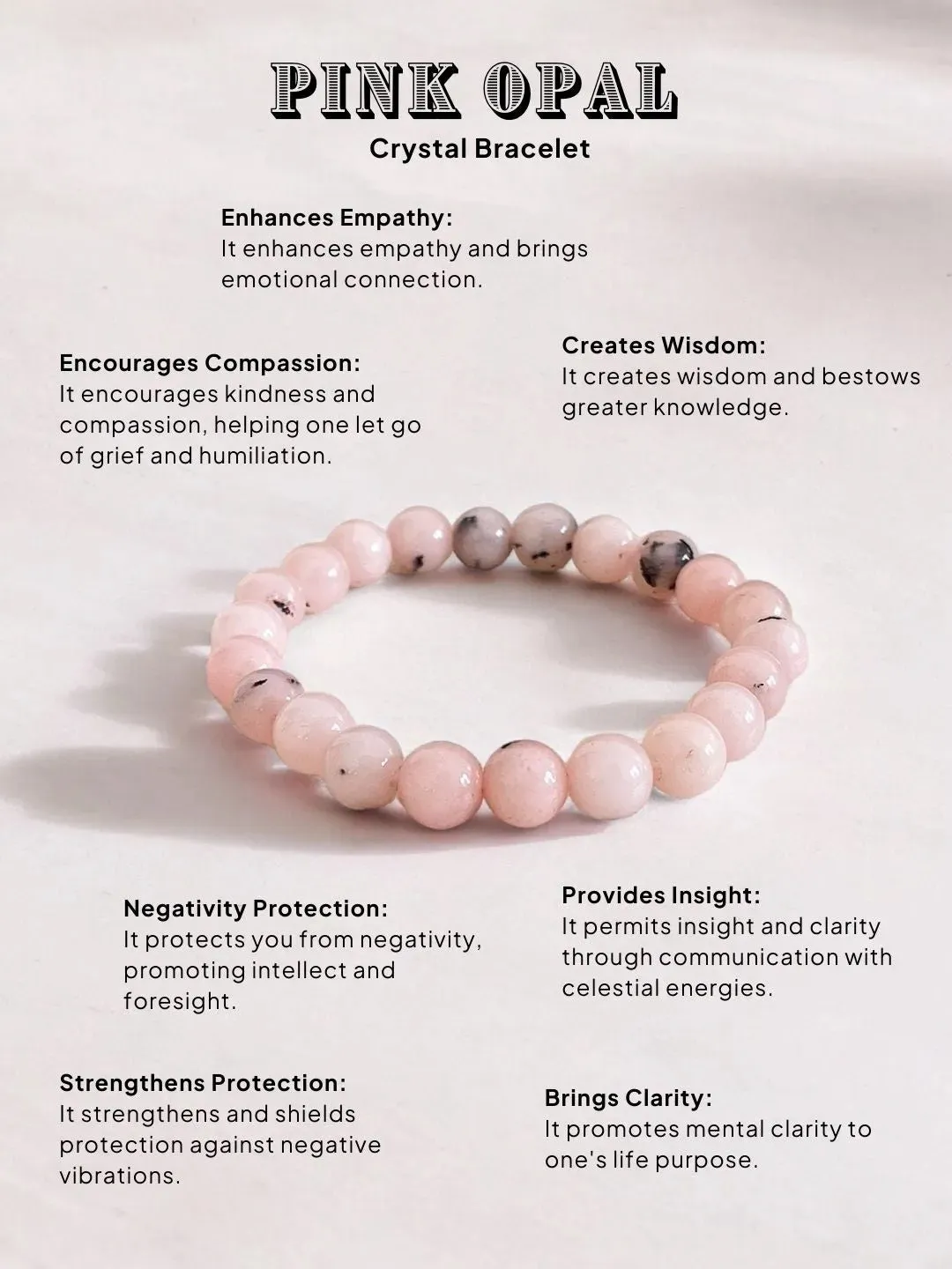 Pink Opal Bracelet