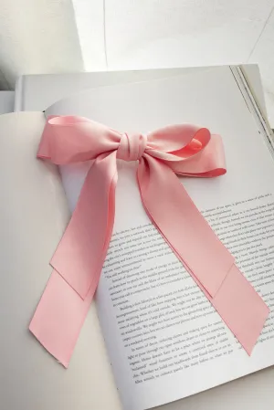 Pink Ribbon Hair Bow