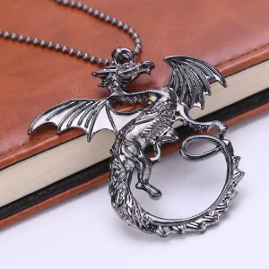 "A Song of Ice and Fire" Targaryen Dragon Pendant Necklace Women or Men Fashion Casual Jewelry