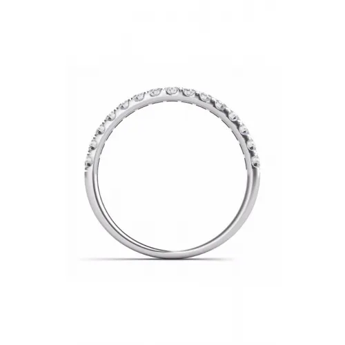 S Kashi & Sons Prong Set Wedding Band EN7486-BWG