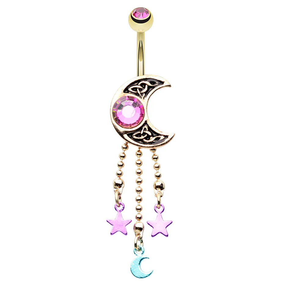 Spaced Out Moon Pastels Belly Bar