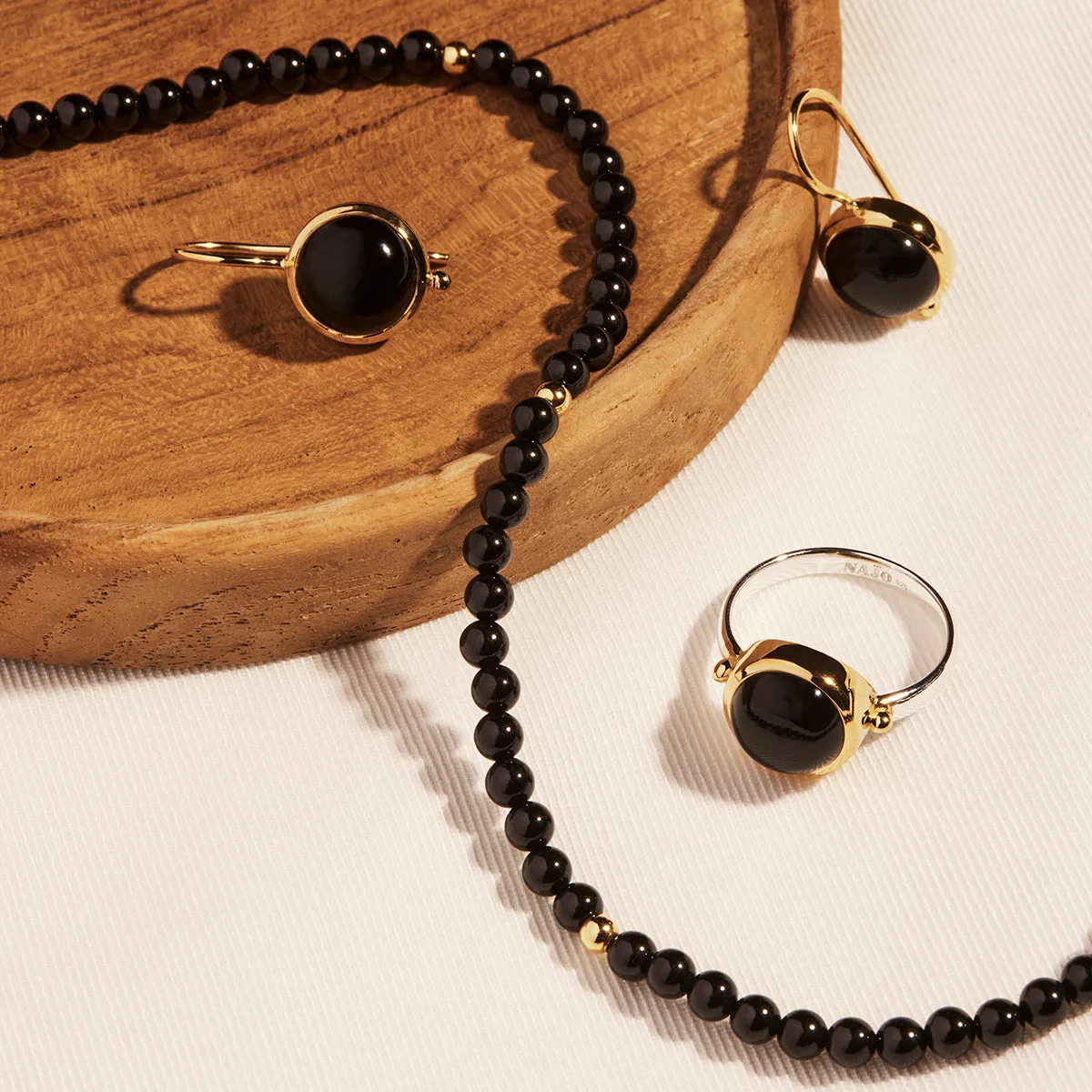 Stargazer Black Onyx Earrings