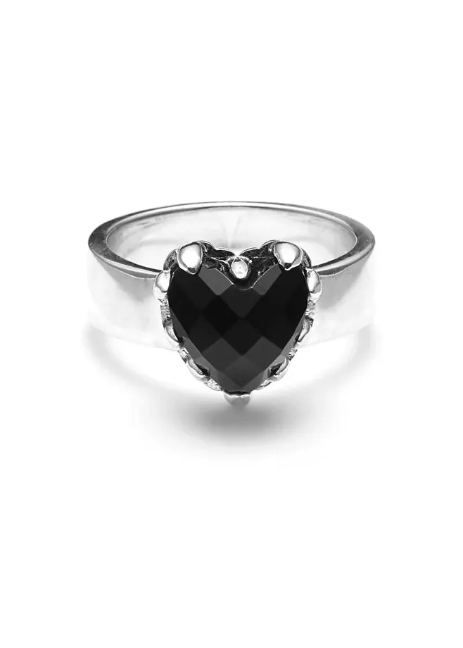 STOLEN GIRLFRIENDS CLUB LOVE CLAW RING BLACK ONYX JWL19181O