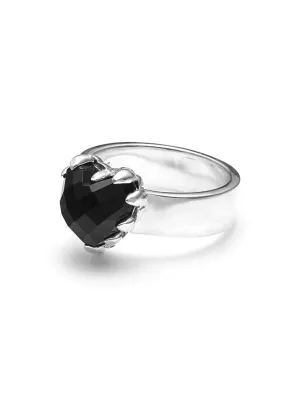 STOLEN GIRLFRIENDS CLUB LOVE CLAW RING BLACK ONYX JWL19181O