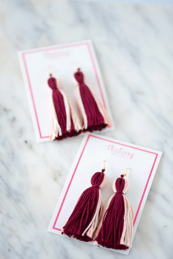 The Dunbar Tassel Earring