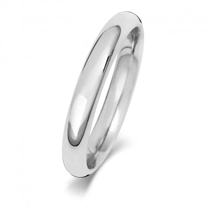 Wedding Band 18K Trad Court 3mm Wedding  Ring WQ163WM