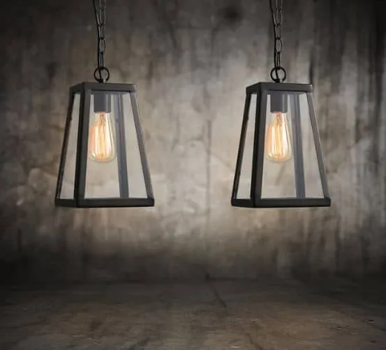 Xilinor Industrial Glass Case Pendant Lamp