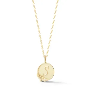 Yellow Gold S Initial Pendant